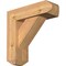 Ekena Millwork Traditional Craftsman Smooth Bracket w/ Offset Brace, Western Red Cedar, 5 1/2"W x 16"D x 16"H BKT0604X16X16TRA04SWR - alternate 1